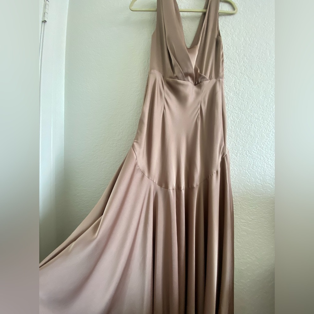 Free people Silk Gown